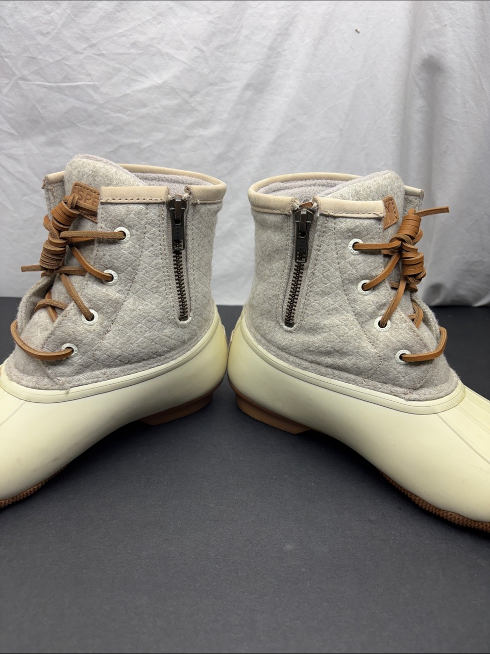 Sperry Beige Duck Boots, SZ 8.5 women’s - Picture 6 of 9